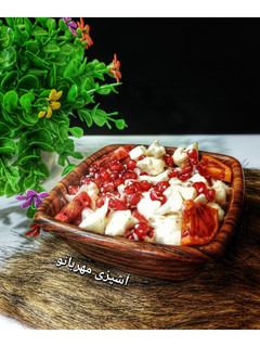 عکسی از دستور سالاد گل کلم و انار