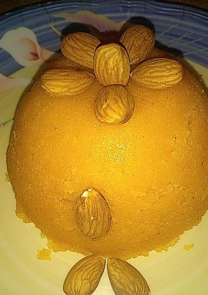 A picture of Sooji ka Halwa,.