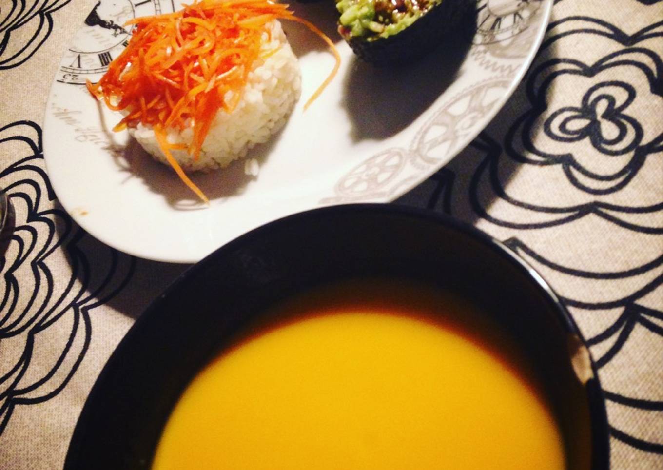 Crema de Calabaza sin patata (con Thermomix)