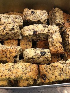 A picture of Seed, Nut & Raisin Buttermilk Rusks.