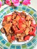 Chicken Teriyaki dengan Paprika Merah