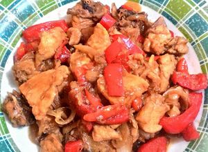 Foto resep Chicken Teriyaki dengan Paprika Merah