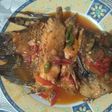 Ikan gurame saus asam manis
