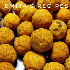 A picture of Besan laddu.