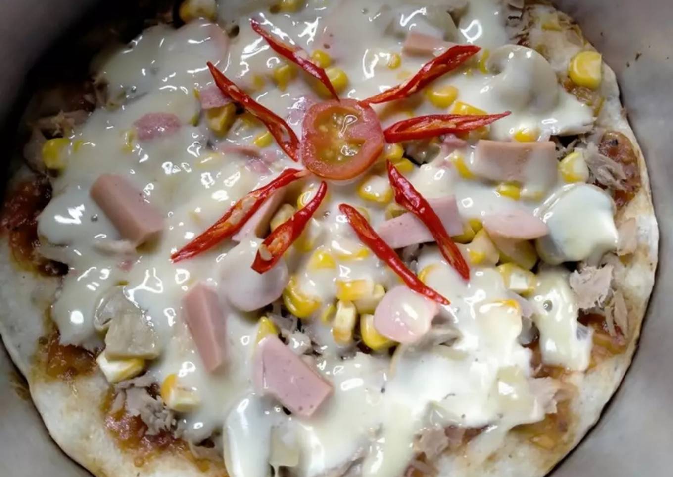 Pizza Rice Cooker Tanpa Ulen