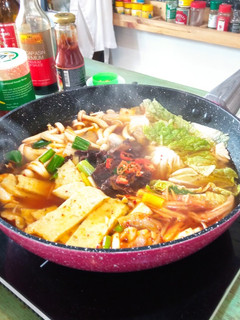 Foto resep Budae Jjigae (Soup Tentara)