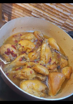 عکسی از دستور خوراک مرغ آب نارنجی🍊