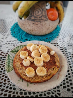 Una foto de Pancake saludable de linaza