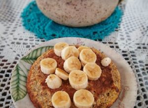 Una foto de Pancake saludable de linaza