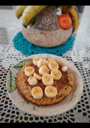 Una foto de Pancake saludable de linaza