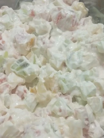 Langkah Mudah untuk Membikin Resep Salad buah sehat/tanpa SKM n mayonaise yang Lezat Sekali Anti Ribet, Lezat Sekali