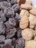 Castagnole all'arancia ed al cioccolato
