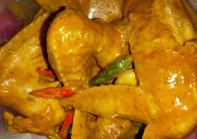 Ayam rendang curry instan foto resep utama