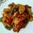 Pimientos con pollo en salsa de soja