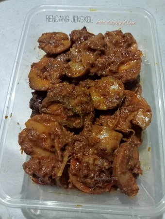 Cara Mudah Membikin Resep Rendang Jengkol mix Daging Sapi yang Bikin Ngiler Anti Ribet, Mantap Sekali