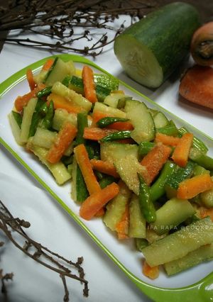 Foto resep Acar Kuning Wortel, Timun & Buncis