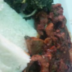A picture of Wet fried liver.