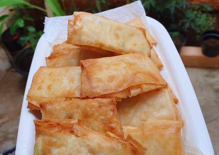 Langkah Mudah untuk Menyiapkan Martabak tahu kulit lumpia yang Menggugah Selera