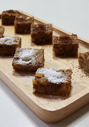 รูปของ Almond Banana Bars #ปาร์ตี้ของว่าง