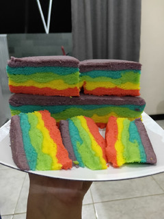 Foto resep Rainbow Cake Kukus