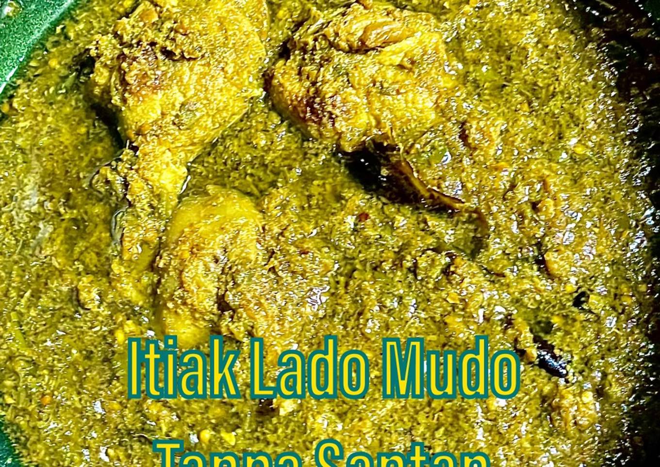 Itiak Lado Mudo versi tanpa Santan