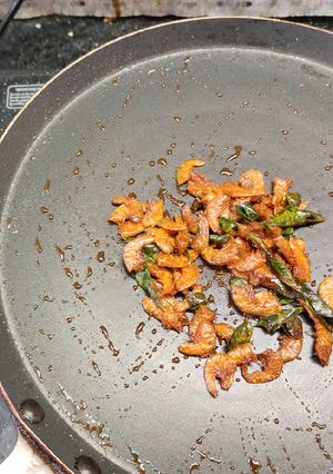 A picture of Dry prawn fry.