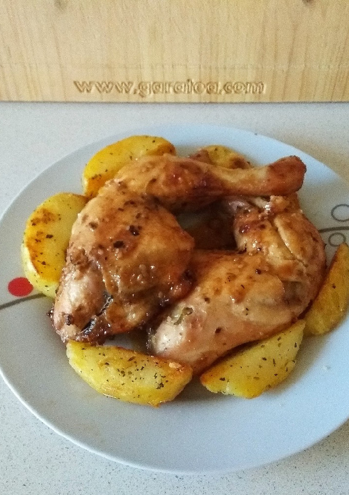 Una foto de Pollo asado con pasta de miso