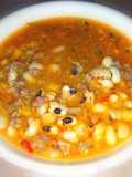 Lobia qeema (white beans)