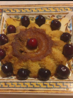 Una foto de Flan de manzana