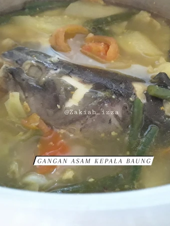 Cara Mudah Menyiapkan Resep Gangan Asam Kepala Baung (Sayur Asam khas Banjar) yang Lezat Anti Ribet, Mantap Sekali
