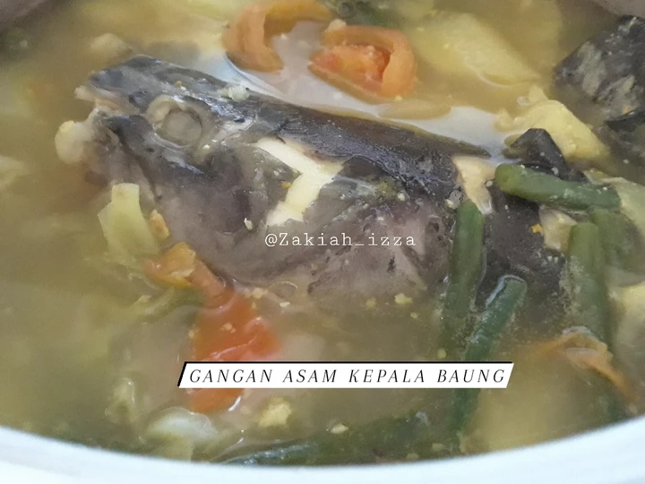 Cara Gampang Membikin Resep Gangan Asam Kepala Baung (Sayur Asam khas Banjar) yang Sempurna Anti Ribet, Mantap Sekali