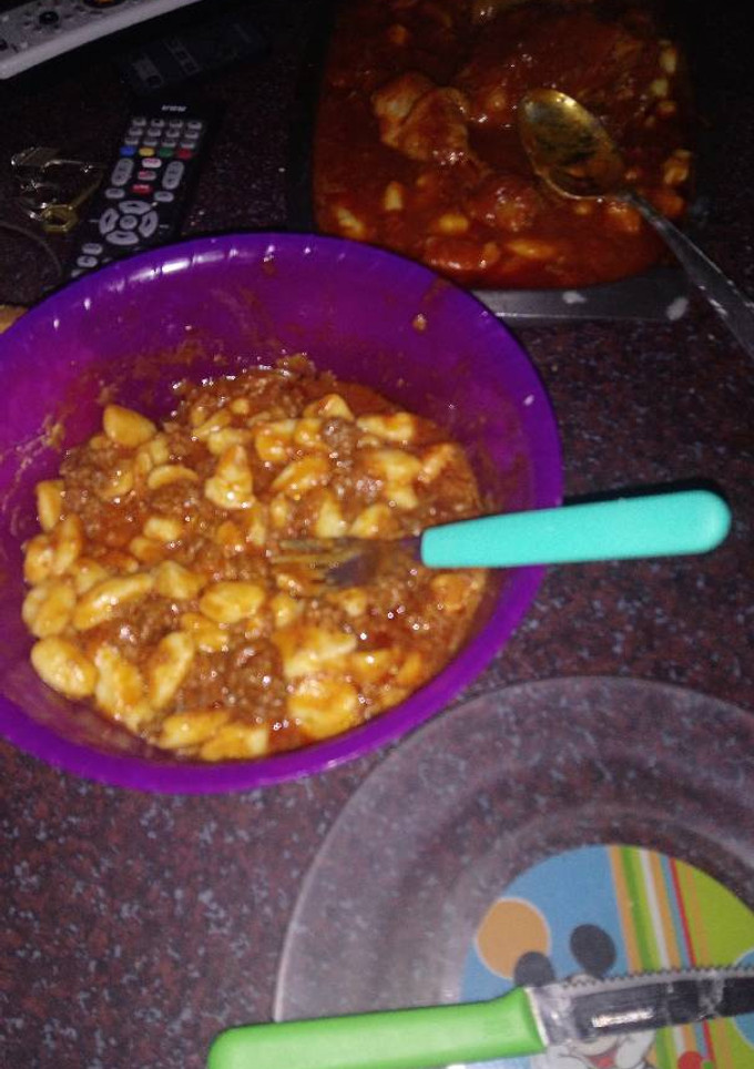 Una foto de Ñoquis de papas