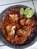 Pecak cucut manis pedas