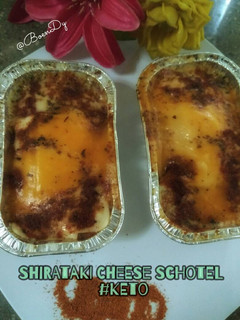 Foto resep Shirataki Cheese Schotel #ketopad_cp_savorysnack