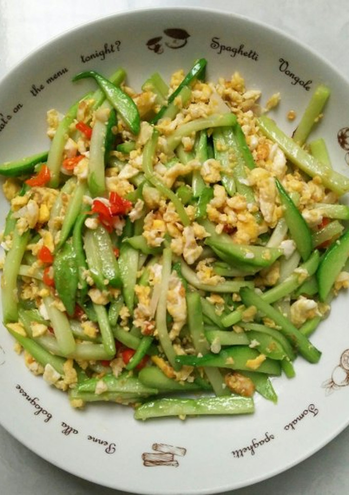 Foto resep Tumis Labu Siam orak arik telur DEBM