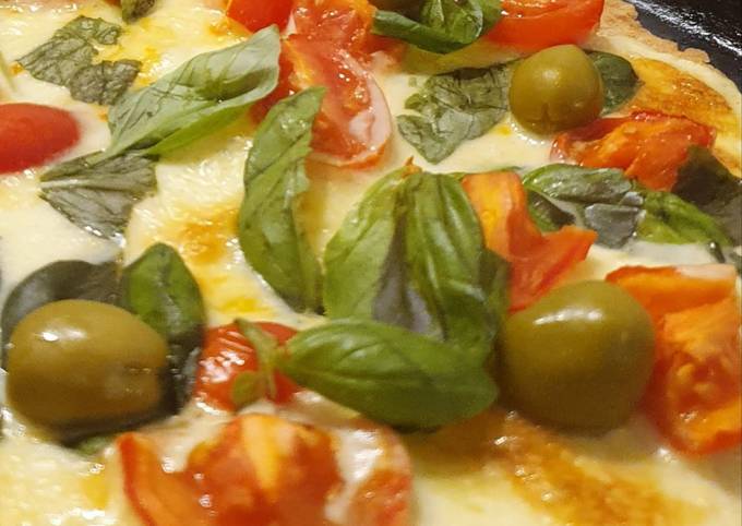Pizza integral sin levadura Receta de Lucia Desiata- Cookpad