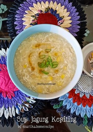 Foto resep Sup Jagung Kepiting ala me 🥰