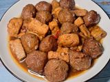 109. Bola daging tahu kecap