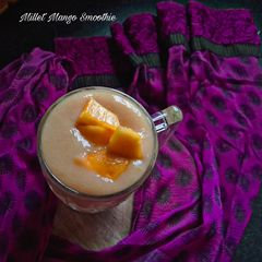 Millet Mango Smoothie A picture of Millet Mango Smoothie.