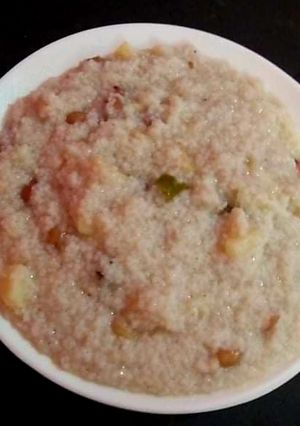 A picture of Vrat ke chawal bhagar.