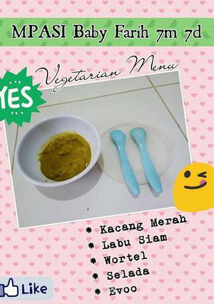 Foto resep MPASI Vegetarian 7+