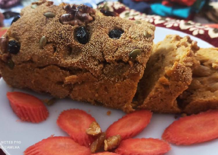 Pumpkin and Carrot wheat Bread