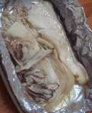 Baked Cod in Foil