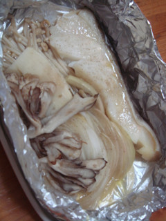 A picture of Baked Cod in Foil.
