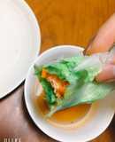 Phở cuốn cá hồi cho ai ăn eatlean ❤️