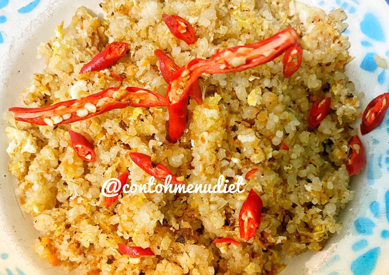 5 menit Wortel oyek goreng pedas diet nasgor