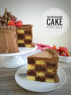 Foto resep Checkerboard Cake
