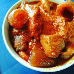 A picture of Naija Buka Stew.
