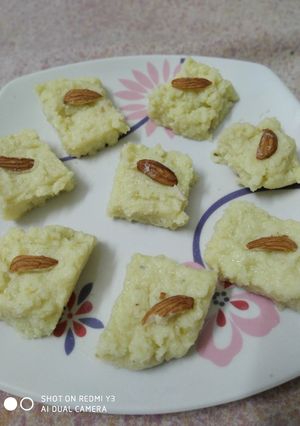 A picture of Milk burfi.