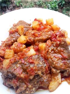 Foto resep Daging balado kentang